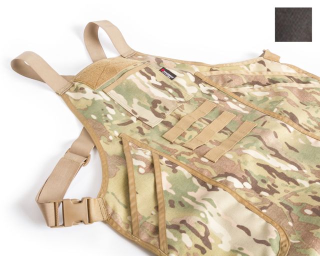 Armageddon Gear Gunsmith Apron Black w/ PALS Webbing, Patch Slot, Adjustable Shoulder Straps AG0583-BK