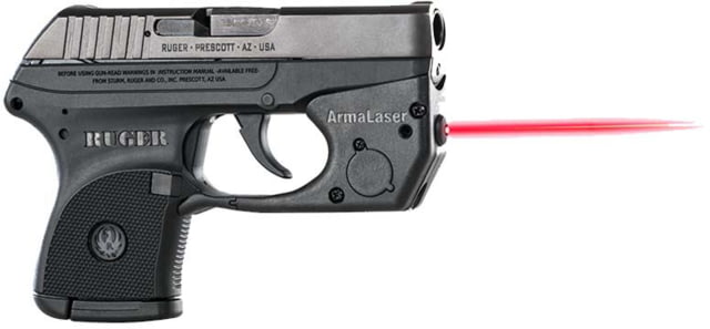 ArmaLaser Red Laser Sight for Ruger LCP Black - Armalaser