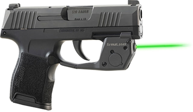 ArmaLaser Touch-Activated Laser Sight Sig Sauer P365 Green - Armalaser