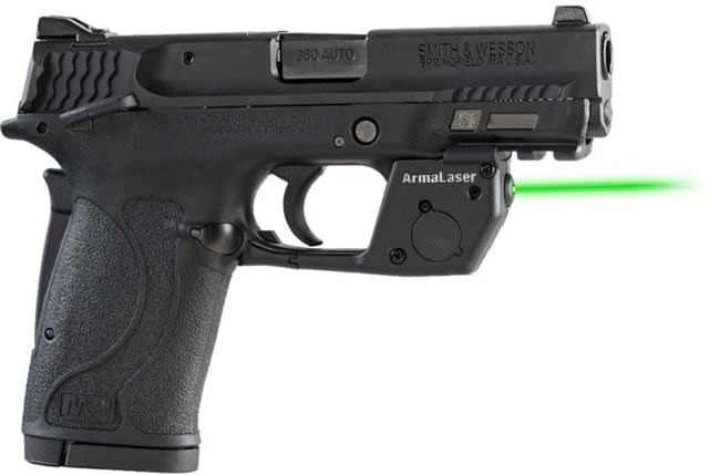 ArmaLaser Touch-Activated Laser Sight Smith & Wesson M&P Shield 380 EZ Green - Armalaser