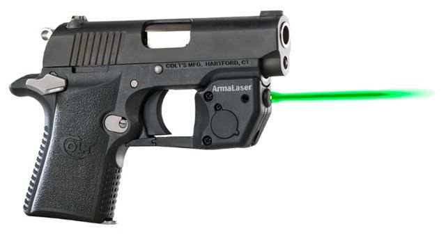 ArmaLaser Colt Mustang XSP Laser Sights Green - Armalaser