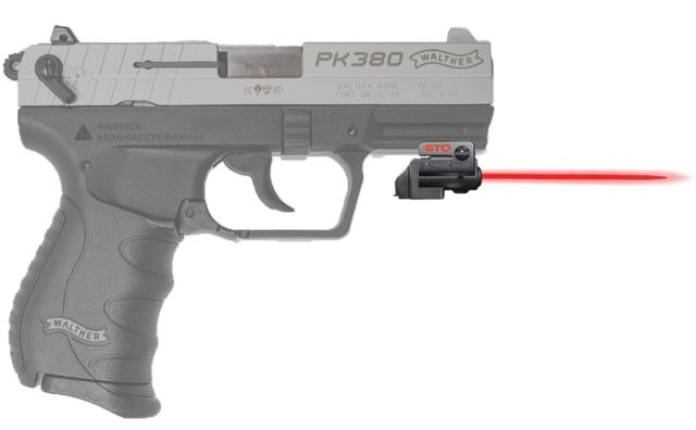 ArmaLaser GTO/FLX Finger Touch Red Laser Sight for Walther PK380 Black - Armalaser