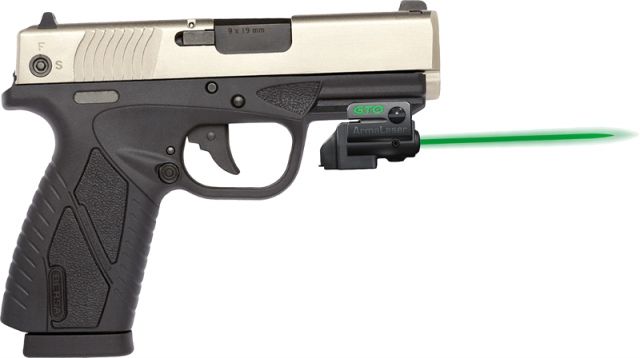 ArmaLaser GTO/FLX Finger Touch Green Laser Sight for Bersa BPCC Black - Armalaser