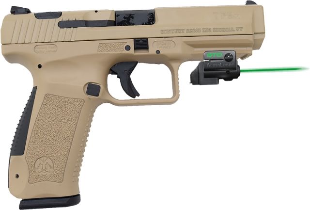 ArmaLaser GTO/FLX Finger Touch Green Laser Sight for Century Canik TP9 SA Black - Armalaser
