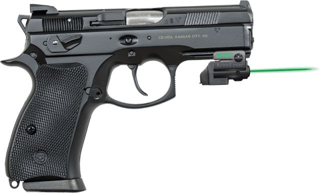 ArmaLaser GTO/FLX Finger Touch Green Laser Sight for CZ P-01 Black - Armalaser