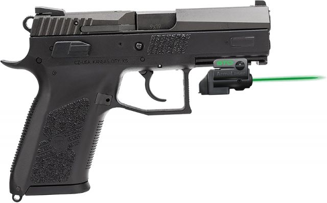 ArmaLaser GTO/FLX Finger Touch Green Laser Sight for CZ P-07/P09 Black - Armalaser