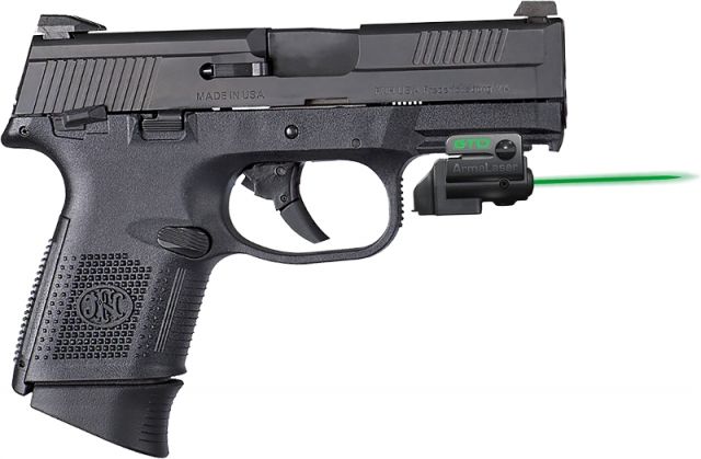 ArmaLaser GTO/FLX Finger Touch Green Laser Sight for FN FNS Compact Black - Armalaser