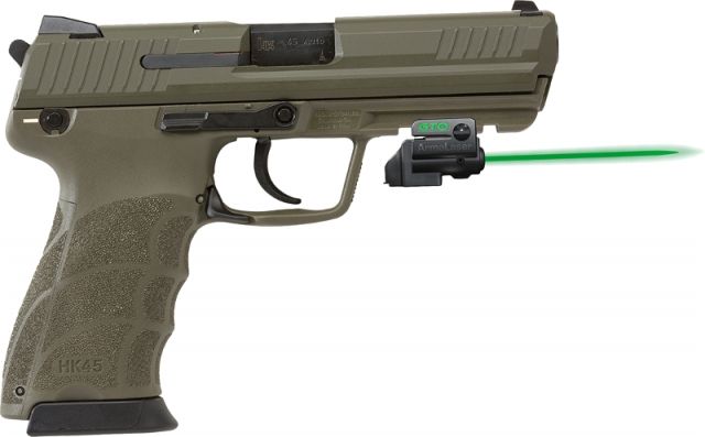 ArmaLaser GTO/FLX Finger Touch Green Laser Sight for HK45 Black - Armalaser
