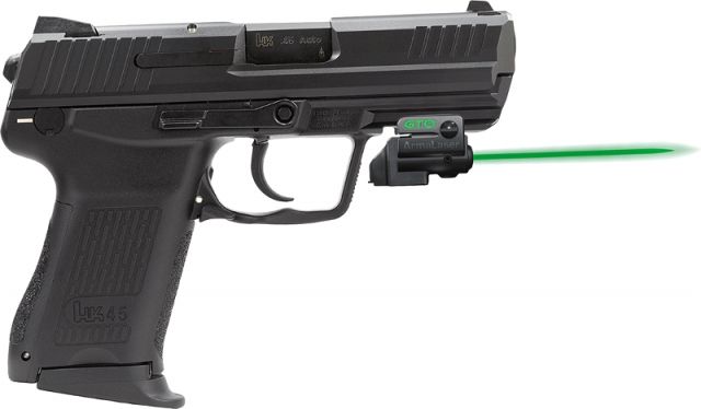 ArmaLaser GTO/FLX Finger Touch Green Laser Sight for HK45C Black - Armalaser