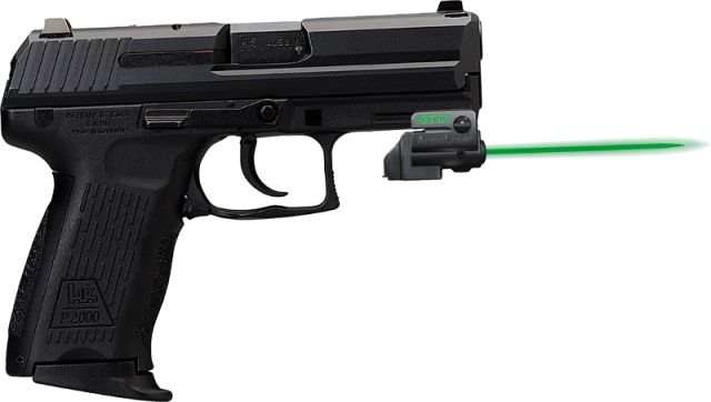 ArmaLaser GTO/FLX Finger Touch Green Laser Sight for HKP2000 Black - Armalaser
