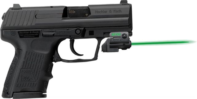 ArmaLaser GTO/FLX Finger Touch Green Laser Sight for HKP2000SK Black - Armalaser