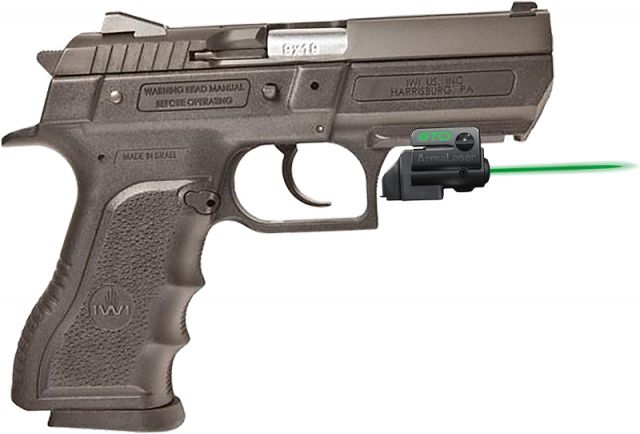 ArmaLaser GTO/FLX Finger Touch Green Laser Sight for Jericho 941 Black - Armalaser
