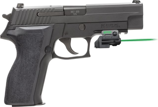 ArmaLaser GTO/FLX Finger Touch Green Laser Sight for Sig P226 w/Rail Black - Armalaser