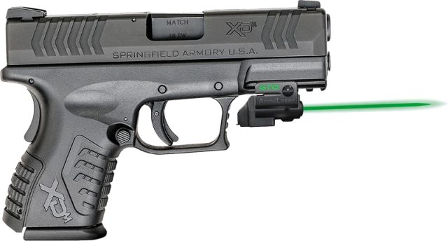 ArmaLaser GTO/FLX Finger Touch Green Laser Sight for Springfield XDM 3.8in Black - Armalaser