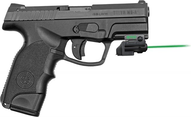 ArmaLaser GTO/FLX Finger Touch Green Laser Sight for Steyr L-A1/M-A1 Black - Armalaser