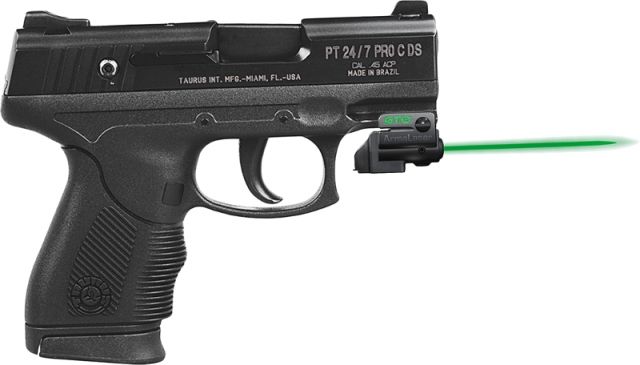 Open Box Dealer Demo ArmaLaser GTO/FLX Finger Touch Green Laser Sight for Taurus 24/7 3.25in Black GTOGFLX21 - Armalaser