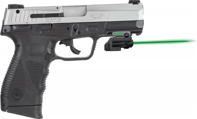 ArmaLaser GTO/FLX Finger Touch Green Laser Sight for Taurus 24/7 G2 4.2in Black - Armalaser