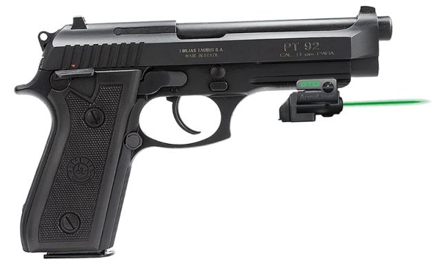 ArmaLaser GTO/FLX Finger Touch Green Laser Sight for Taurus PT92 Black - Armalaser