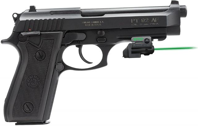 ArmaLaser GTO/FLX Finger Touch Green Laser Sight for Taurus PT92A Black - Armalaser
