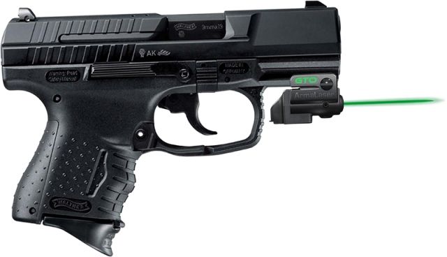 ArmaLaser GTO/FLX Finger Touch Green Laser Sight for Walther P99C Black - Armalaser