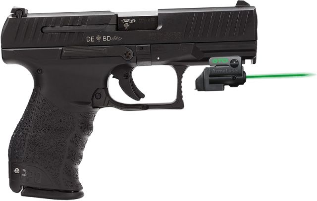 ArmaLaser GTO/FLX Finger Touch Green Laser Sight for Walther PPQ M2/PPX Black - Armalaser
