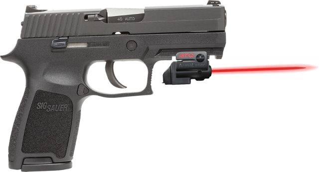 ArmaLaser GTO/FLX Finger Touch Red Laser Sight for 1911 Tactical w/Rail Black - Armalaser