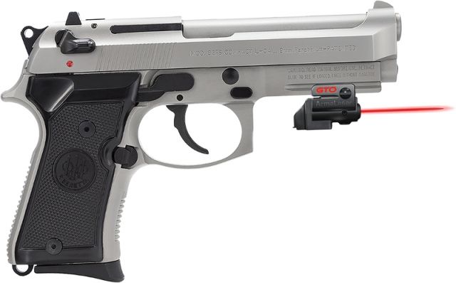 ArmaLaser GTO/FLX Finger Touch Red Laser Sight for Beretta M9/92/96 w/Rail Black - Armalaser