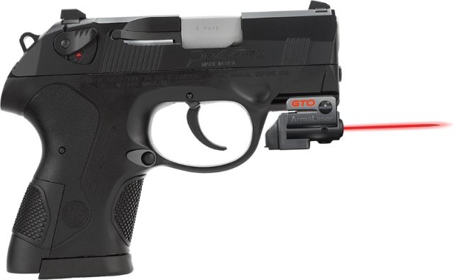 ArmaLaser GTO/FLX Finger Touch Red Laser Sight for Beretta PX4 Storm Sub-Compact Black - Armalaser