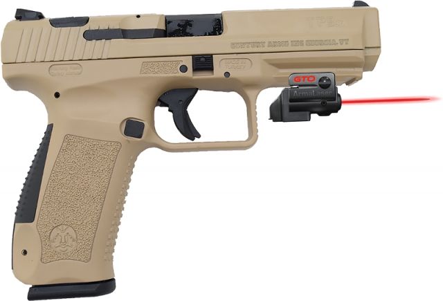ArmaLaser GTO/FLX Finger Touch Red Laser Sight for Century Canik TP9 SA Black - Armalaser