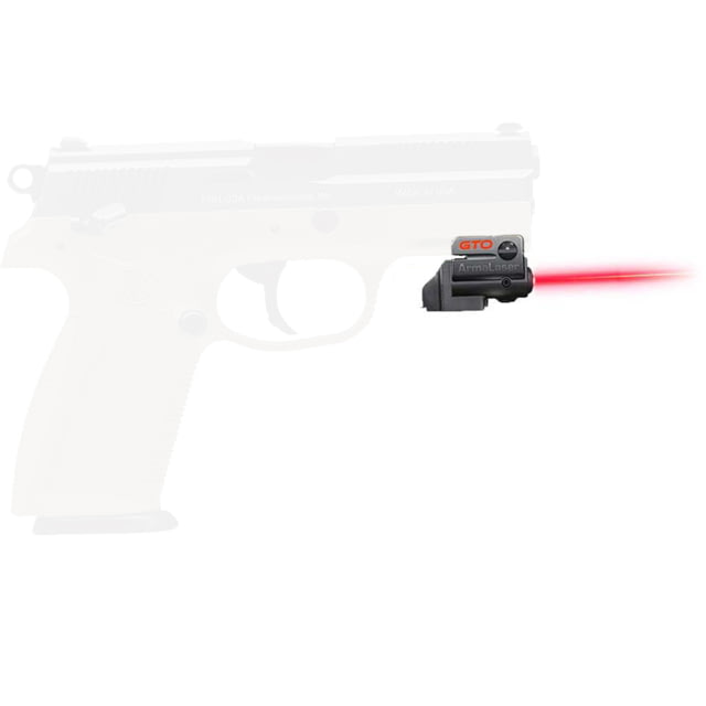 ArmaLaser GTO/FLX Finger Touch Red Laser Sight for FN FNP Early - Single Notch Black - Armalaser