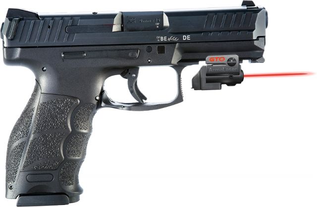 ArmaLaser GTO/FLX Finger Touch Red Laser Sight for H&K VP9 Black - Armalaser