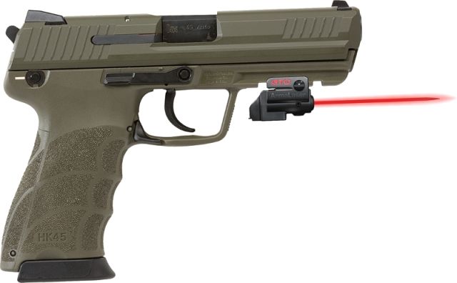 ArmaLaser GTO/FLX Finger Touch Red Laser Sight for HK45 Black