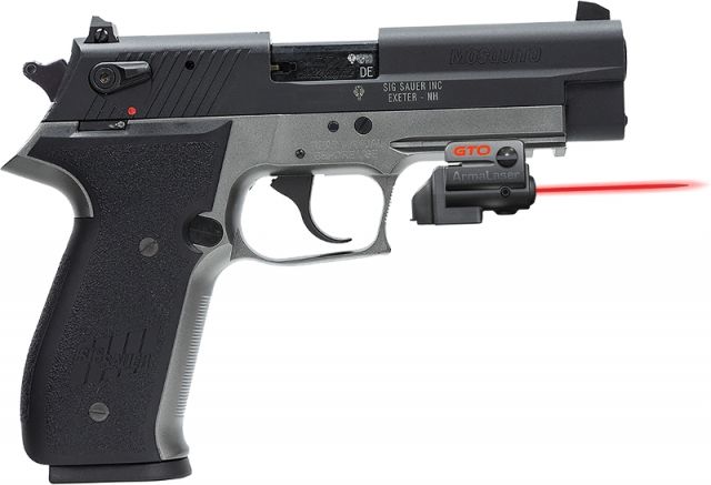 ArmaLaser GTO/FLX Finger Touch Red Laser Sight for SIG Mosquito Black - Armalaser