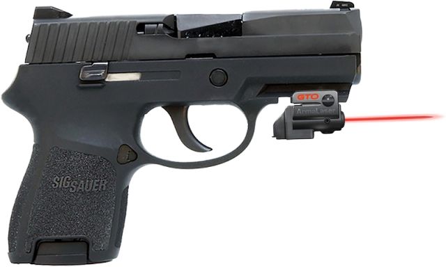 ArmaLaser GTO/FLX Finger Touch Red Laser Sight for SIG P250 SC Black - Armalaser