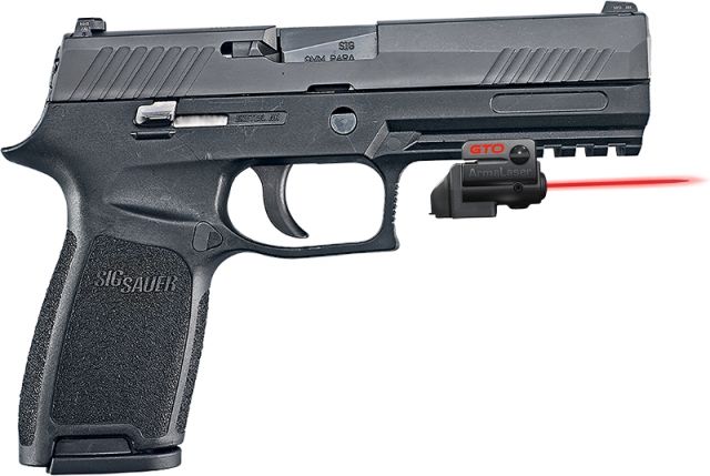 ArmaLaser GTO/FLX Finger Touch Red Laser Sight for Sig Sauer P320 Full-Size Black - Armalaser