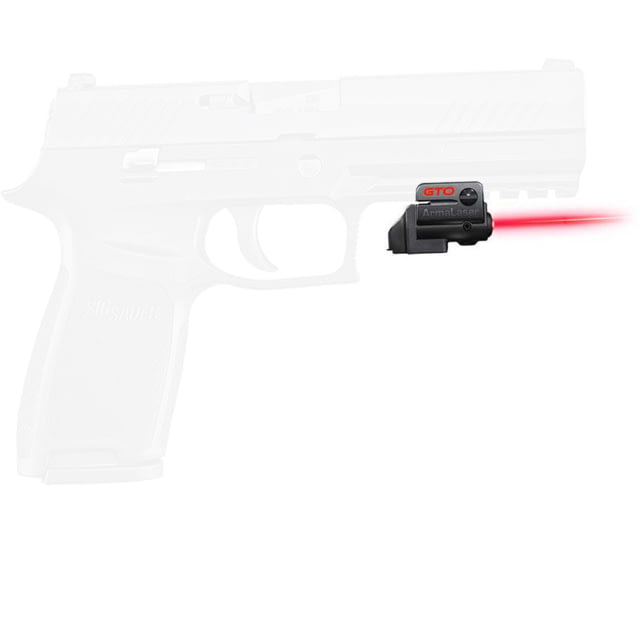 ArmaLaser GTO/FLX Finger Touch Red Laser Sight for Sig Sauer P320 Full-Size Black - Armalaser