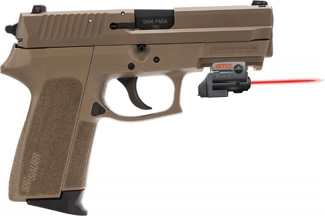 ArmaLaser GTO/FLX Finger Touch Red Laser Sight for SIG SP2022 Black - Armalaser