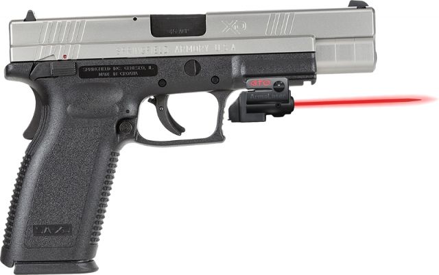 ArmaLaser GTO/FLX Finger Touch Red Laser Sight for Springfield XD 4/5in Black - Armalaser