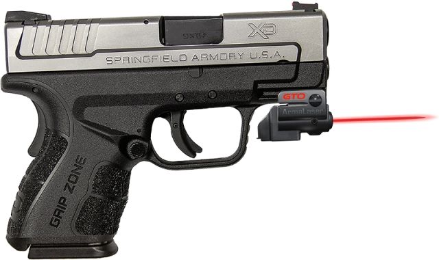 ArmaLaser GTO/FLX Finger Touch Red Laser Sight for Springfield XD Mod. 2 Black - Armalaser