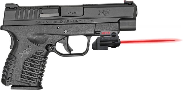 ArmaLaser GTO/FLX Finger Touch Red Laser Sight for Springfield XD-S Black - Armalaser