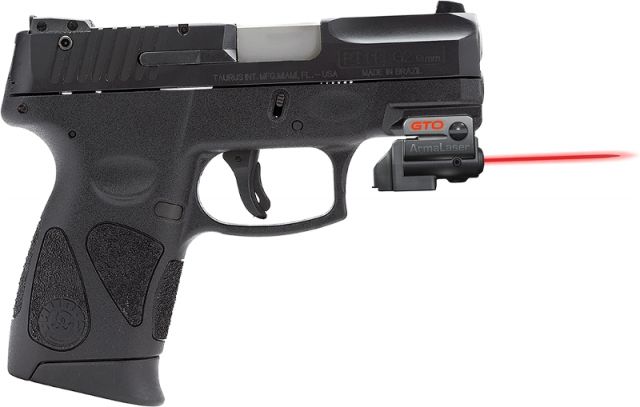 ArmaLaser GTO/FLX Finger Touch Red Laser Sight for Taurus PT111/PT140 G2 Black - Armalaser
