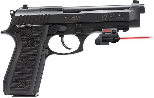 ArmaLaser GTO/FLX Finger Touch Red Laser Sight for Taurus PT92AF Black - Armalaser