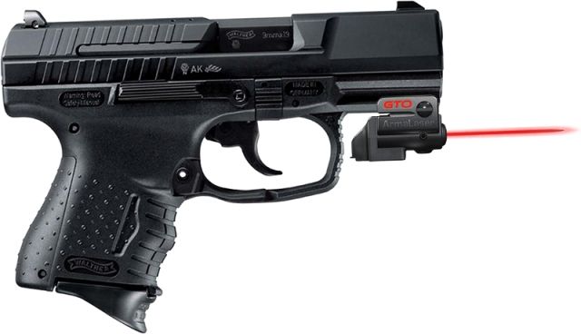 ArmaLaser GTO/FLX Finger Touch Red Laser Sight for Walther P99c Black - Armalaser