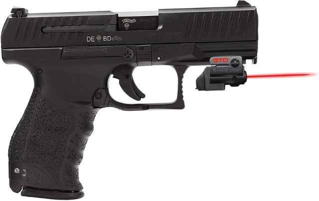 ArmaLaser GTO/FLX Finger Touch Red Laser Sight for Walther PPQ M2/PPX Black - Armalaser