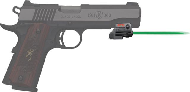ArmaLaser GTOG/FLX Finger Touch Green Laser Sight for Browning 380 1911 Black