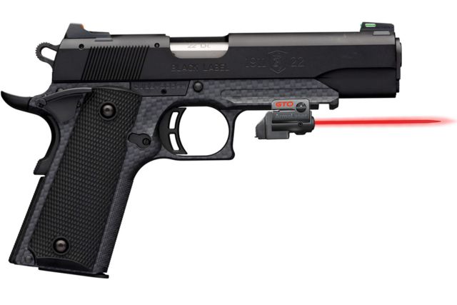 ArmaLaser GTO/FLX Finger Touch Red Laser Sight for Browning 380 1911 Black - Armalaser