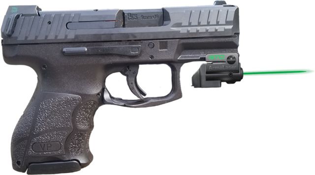 ArmaLaser GTOG/FLX Finger Touch Green Laser Sight for H&K VP9SK Black - Armalaser