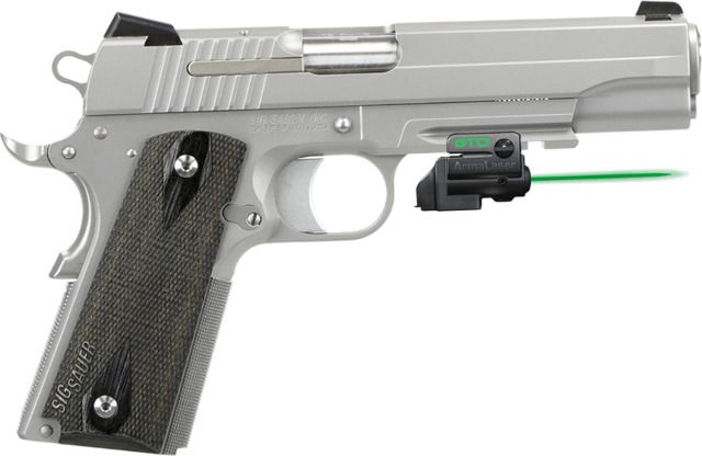 ArmaLaser GTOG/FLX Finger Touch Green Laser Sight for Sig Sauer 1911R Black - Armalaser