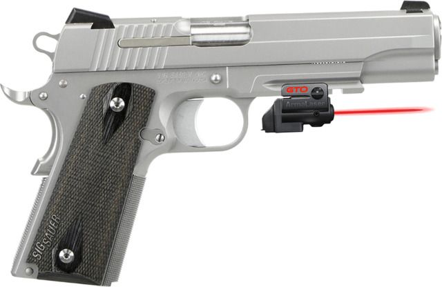 ArmaLaser GTO/FLX Finger Touch Red Laser Sight for Sig 1911R Black - Armalaser