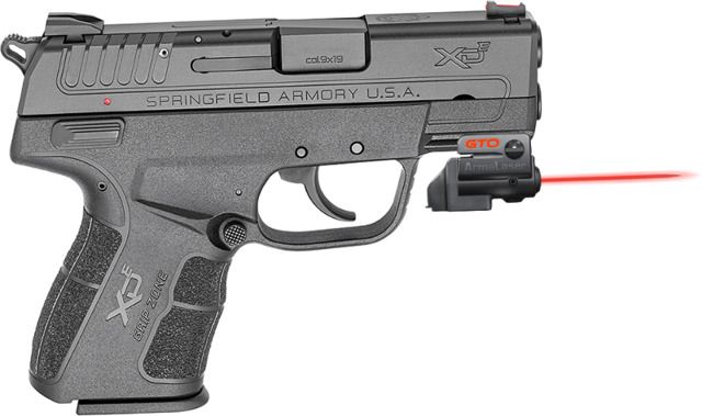 ArmaLaser GTO/FLX Finger Touch Red Laser Sight for Springfield XD-E Black - Armalaser